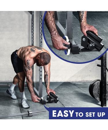Yes4All Deluxe T-Bar Row Platform - 360 Swivel, Easy Install - Fits 1 Standard & 2 Olympic Bars (Black) - Buy Online on GoSupps.com
