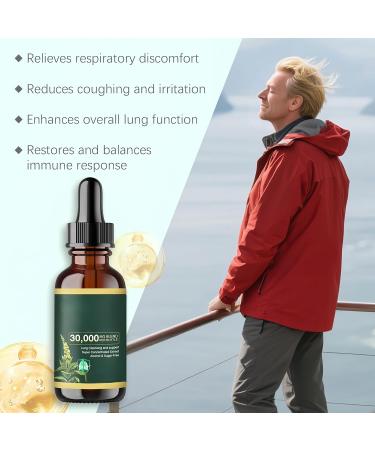 Organic lung cleansing drops with mullein leaf extract supplement with mullein leaf extract cleansing and supporting the respiratory tract for men and women 30 ml 3 Pieces - Buy Online on GoSupps.com