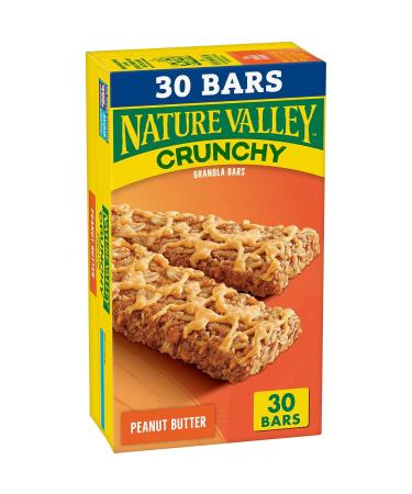 Nature Valley Barres granola croustillantes beurre d'arachide 15 carats 30 barres Beurre d'arachide 15 unit (Lot de 1)