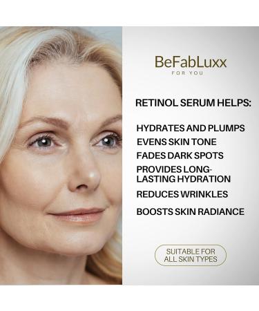 Advanced Retinol Serum Skin Booster- Face, Neck Anti Aging Night Serum - Hyaluronic, Niacinamide, Collagen, Glycolic Acid, Vitamin C & E for Wrinkles, Fine Lines & Dark Spots for Women & Men Hydration Boost 1.7 Fl Oz (Pack  - Buy Online on GoSupps.com