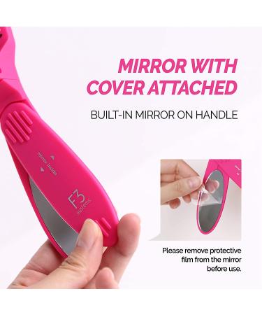 F3 Systems Travel Folding Hair Brush with Mirror - Compact Detangling Comb for Adults & Kids - Portable Pocket Brush for Healthy Shine on Wet & Dry Hair - Buy Online on GoSupps.com