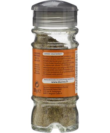 DUCROS - Ground Black Pepper from Indonesia 32 g - Buy Online on GoSupps.com