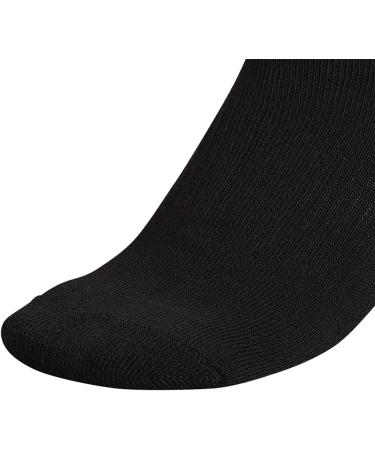 adidas Women's Athletic Cushioned Quarter Socks (6-Pair) - Black/Aluminum - Medium Size - Buy Online on GoSupps.com