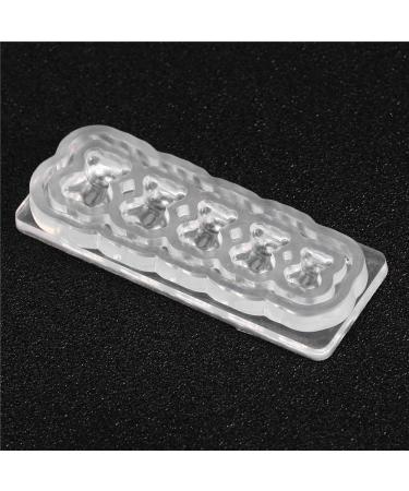 Demeras Silicone Mold Nail Art Nail Silicone Mold 14x10x1 Silicon Uv Nail Decoration Mold Nail Art Template Bear Pattern Decals Nail Diy Tools - Buy Online on GoSupps.com