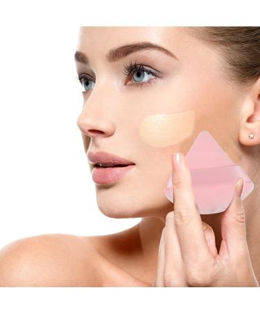 VOCOSTE Pink Loose Powder Puff - 2 Pcs Face Soft Triangle Blender for Flawless Makeup - Buy Online on GoSupps.com