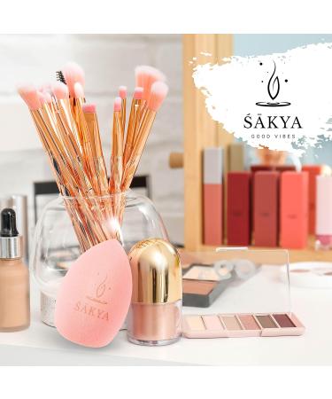 Sakya Beauty Blending Makeup Sponge - Natural Foundation & Cleansing Sponge Medium to Full Coverage Pack of 4 - International Shipping Available - Buy Online on GoSupps.com
