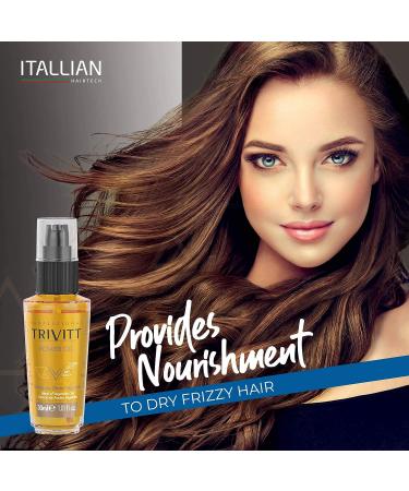 Italian Hairtech Finishing Oil for Chemically Treated Hair 1.01 fl oz - Nourishing Serum with Argan & Vegetable Oils - Protects from Dryness & Frizz - Buy Online on GoSupps.com