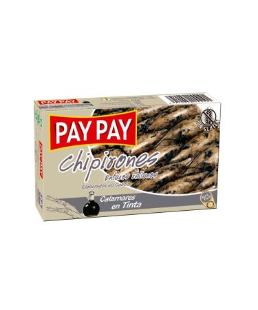 Pack of 10 boxes of chipirons in Pay Pay brand ink