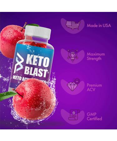 (3 Pack) Keto Blast Gummies Maximum Strength Original Keto Blast Gummy Advanced Formula 3 Month Supply 1 Count (Pack of 3) - Buy Online on GoSupps.com