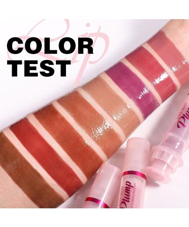 HOPHAT Plumping Lip Gloss Getinte Jelly Lip Plumper Gloss Lip Stain Tint Waterbestendige Langdurige Glow Hydraterende Subtiele Glans Lip Plumping Extreme Lip Gloss Colour New 02 Colour New 02 - Buy Online on GoSupps.com