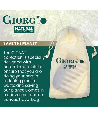 Giorgio GIONAT8 Small Natural Wooden Hair Comb for Curly & Thick Hair - Buy Online on GoSupps.com