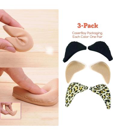 VIEEL Big Toe Plug Foot Brace Pads - 3 Pairs Soft Sponge Inserts for Men & Women | Adjustable Shoe Filler for Pumps, Flats, Sneakers - Buy Online on GoSupps.com