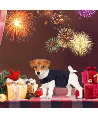 KELIVOL Anxiety Coat for Dogs - Calming Vest for Fireworks/Thunderstorms - XS Navy Blue - Buy Online on GoSupps.com