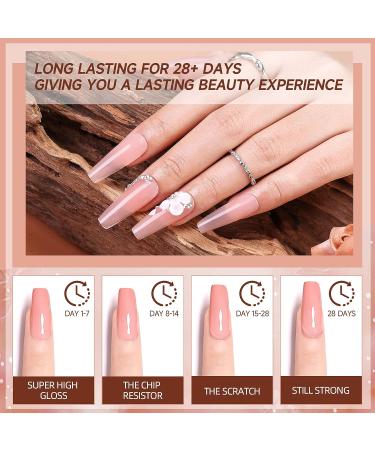 Morovan Poly Gel Nail Kit with UV Lamp - Professional Starter Kit for Beginners | Nail Art Supplies with UV Light | DIY Salon Quality Results - Buy Online on GoSupps.com