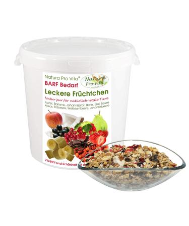 Barf fruits dogs natural fruit mix sugar -free gluten -free grain free without chemistry vitamin -rich fruit snack barf addiction dog naturaprovita 2kg