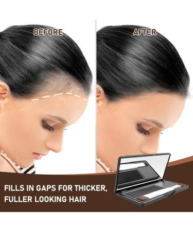 Root Cover Up Black Hairline Powder Root Touch Up Powder Hide Your Grey Roots and Bald Spots Quickly and Easily Root Cover Up Hair Toppers for Women & Men Hair Fibers for Thinning Hair 6.5g - Buy Online on GoSupps.com