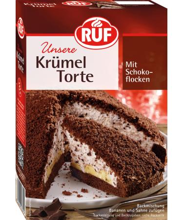 Call crumbs cake baking mix for a chocolate mole cake with cream filling chocolate flakes and banana mole cake 425 g