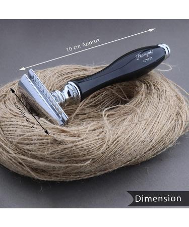 Classic Safety Razor - Double Edge Barber Razor with Free Leather Shaving Case | International Shipping Available - Buy Online on GoSupps.com