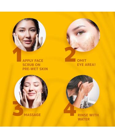Orientana Facial Peeling for Women - Papaya & Indian Ginseng | 99.7% Natural Organic Vegan | Acne & Anti-Aging Solution for Dry & Normal Skin - 50g - Buy Online on GoSupps.com