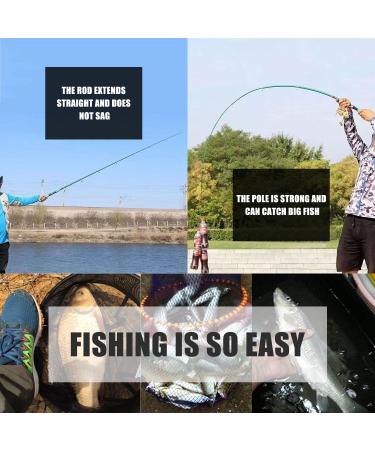 Dingbear Telescopic Carbon Fishing Rod - 1.8m Sea & River Angelrute | Durable & Portable Mini Rod - Buy Online on GoSupps.com