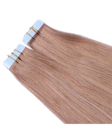 Tape In Hair Extensions #27 Honeyblond - 70cm Remy Real Hair - 20 Bricks 4cm Wide - International Shipping Available - Buy Online on GoSupps.com