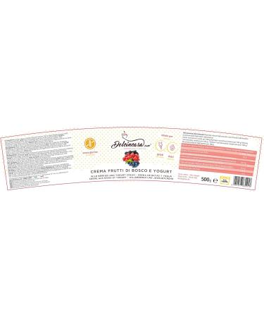Ar me fruits des bois et cr me de yogurt Sans gluten Pr t l'emploi pour p tisseries Cr pes Bignes et divers bonbons au go t d licat Consistance moelleuse et facile taler 500g - Buy Online on GoSupps.com