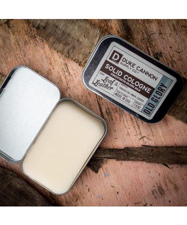 Duke Cannon Supply Co. Men's Solid Cologne 1.5oz. - Old Glory (Leaf & Leather Scent) - Buy Online on GoSupps.com