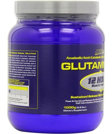 MHP Glutamine-SR 1000g - Maximum Human Performance | Premium Glutamine for Muscle Recovery & Immune Support - International Shipping Available - Buy Online on GoSupps.com