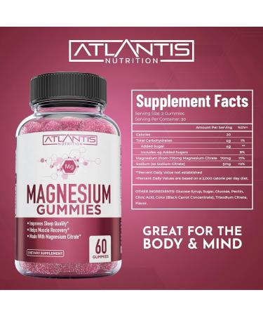 Vegan Ashwagandha & Magnesium Gummies for Better Sleep & Enhanced Body Functions - Buy Online on GoSupps.com