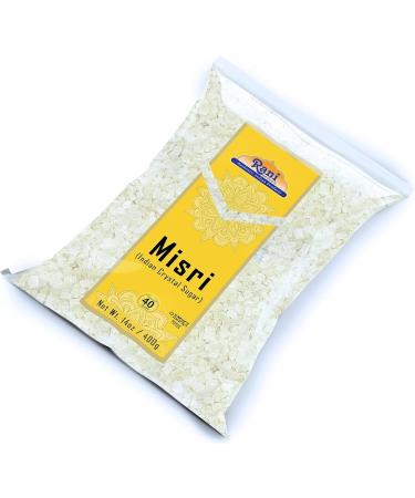 Rani Misri (Indian Sugar Crystals) 14oz - All Natural, Gluten-Friendly, Vegan, Kosher | Indian Origin Misri (Rock Sugar) 400g - Buy Online on GoSupps.com