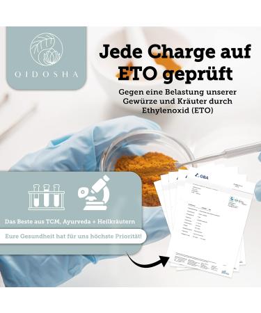 Qidosha Reishi Extract Capsules - 500mg 15:1 Premium Ganoderma Lucidum Vegan 180 Count - Top Test Winner 07/23 - Buy Online on GoSupps.com