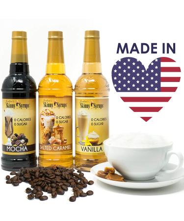 Jordan's Skinny Syrups | Classic Syrup Sampler| Healthy Flavors with 0 Calories  0 Sugar  0 Carbs  25.4 Fl Oz (Pack of 6) - Buy Online on GoSupps.com