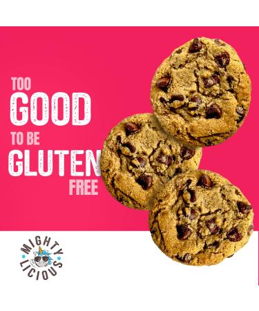 Mightylicious Handcrafted Cookies - Soft & Chewy Gluten-Free, Dairy-Free, Non-GMO, Kosher, Vegan - 7.4 Oz - Buy Online on GoSupps.com
