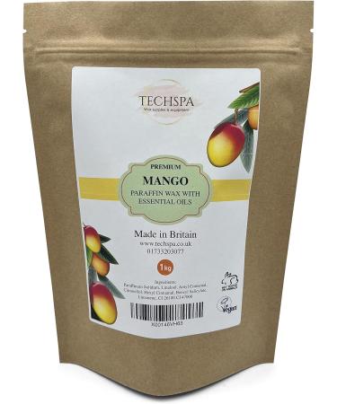 Mango Paraffin Wax 1kg - Premium Quality UK Made by Techspa | Best for Candle Making & Crafting - Buy Online on GoSupps.com