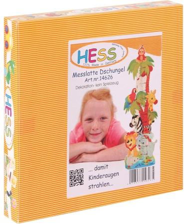 Hess Wooden Toy 14626 - Handmade Jungle Yardstick for Kids | Foldable & Perfect for Heights 80-150 cm | International Shipping - Buy Online on GoSupps.com