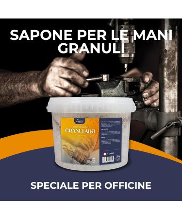  LUCCY LUCCY Professional Hand Paste for Workshops 5 Liters Extra Strong Granulated Hand Soap Hand Soap for Mechanical Workshops - Buy Online on GoSupps.com