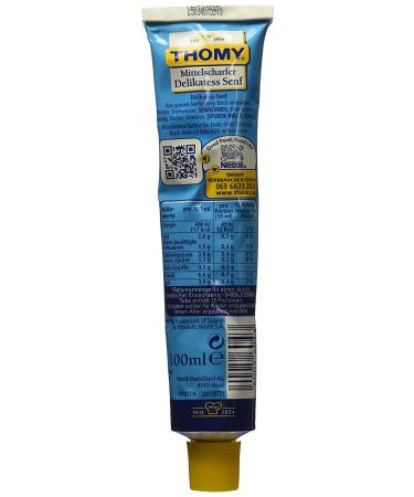 Thomy Delikatess-Senf Medium Mustard 100ml Tube - Authentic German Flavor - Buy Online on GoSupps.com
