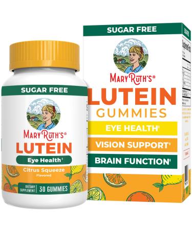 MaryRuth s Lutein Gummies with Zeaxanthin | Lutein & Zeaxanthin Supplement | Eye Health | Blue Light Filtering | Vision Support | Adult Eye Supplement for Visual Function | Non-GMO & Vegan | 60 Count