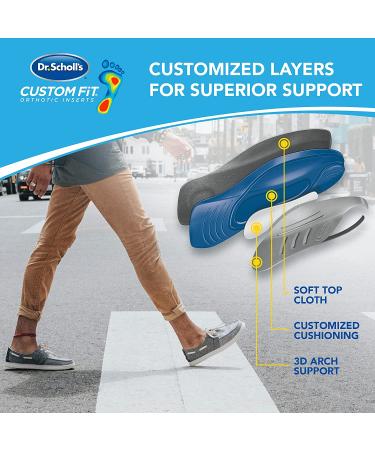 Dr. Scholl's Custom Fit Orthotic Inserts CF 440 Red 1 Pair - Pack of 1 - Buy Online on GoSupps.com