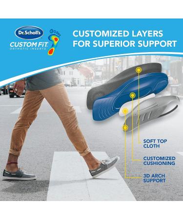 Dr. Scholl's Custom Fit Orthotic Inserts CF 340 - Supportive Insoles for Maximum Comfort - Buy Online on GoSupps.com