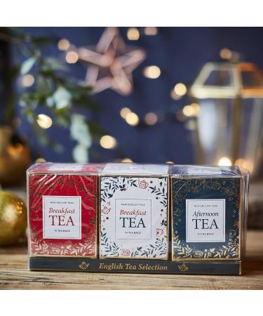 New English Teas Christmas Themed English Tea Carton Gift Set of 3 - Buy Online on GoSupps.com