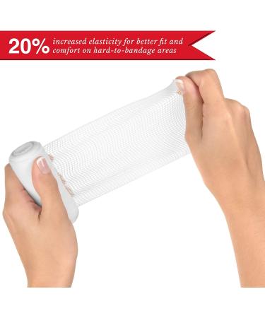 Swiss Safe Long Elastic Gauze Rolls 4 x 8 Yards (6 Pack) - Medical Grade Compression Bandages - Buy Online on GoSupps.com