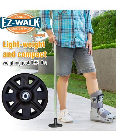 American Ventures Ltd. EZ-Walk Cane Tip - Single Pack with Tape Adapter for Canes - Buy Online on GoSupps.com