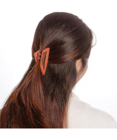 Haakong 10pcs Matte Hair Claw Clips - Nonslip Frosted Triangle French Clips for Women and Girls - Buy Online on GoSupps.com