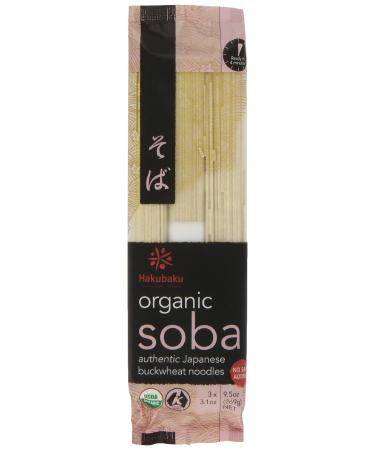 Hakubaku Organic Soba Noodles Net Wt. 269 g, 3.31 Ounce (Pack of 3)