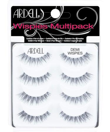 Ardell Multipack Lashes Demi Wispies - 12 pairs & duo Brush eyelash glue Dark - 2 Packs 5 Count - Buy Online on GoSupps.com