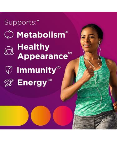 Centrum Multivitamin for Women Multivitamin/Multimineral Supplement with Iron Vitamin D3 B Vitamins and Antioxidant Vitamins C and E Gluten Free Non-GMO Ingredients - 65 Count - Buy Online on GoSupps.com