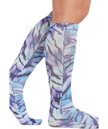 Cherokee Comfortsupport Women's Knee Highs 8-15 mmHg - Wild Abstract Plus Size Compression Socks for Comfort & Style - Buy Online on GoSupps.com