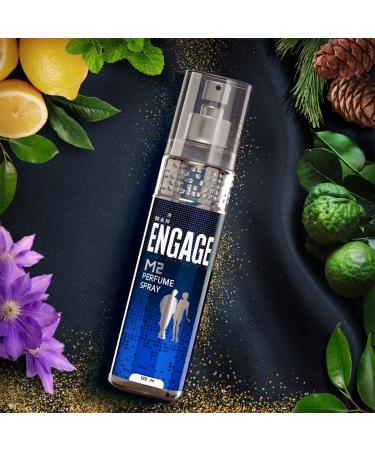 Engage M2 Perfume for Men Citrus and Lavender Fragrance Scent Skin Friendly Perfume for Men Long Lasting Smell 120ml - Buy Online on GoSupps.com