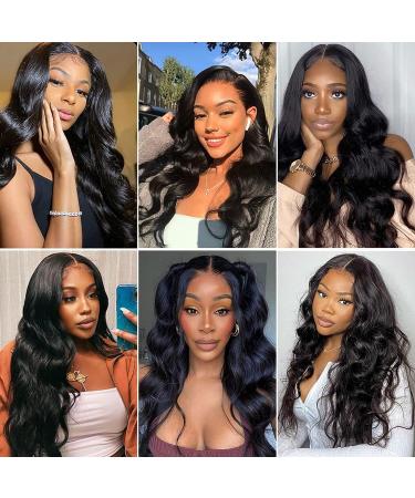 20 22 24 Inch Body Wave Human Hair Bundles - 12A Grade Brazilian Virgin Human Hair Extensions for Women - Unprocessed 3 Bundle Set - Buy Online on GoSupps.com
